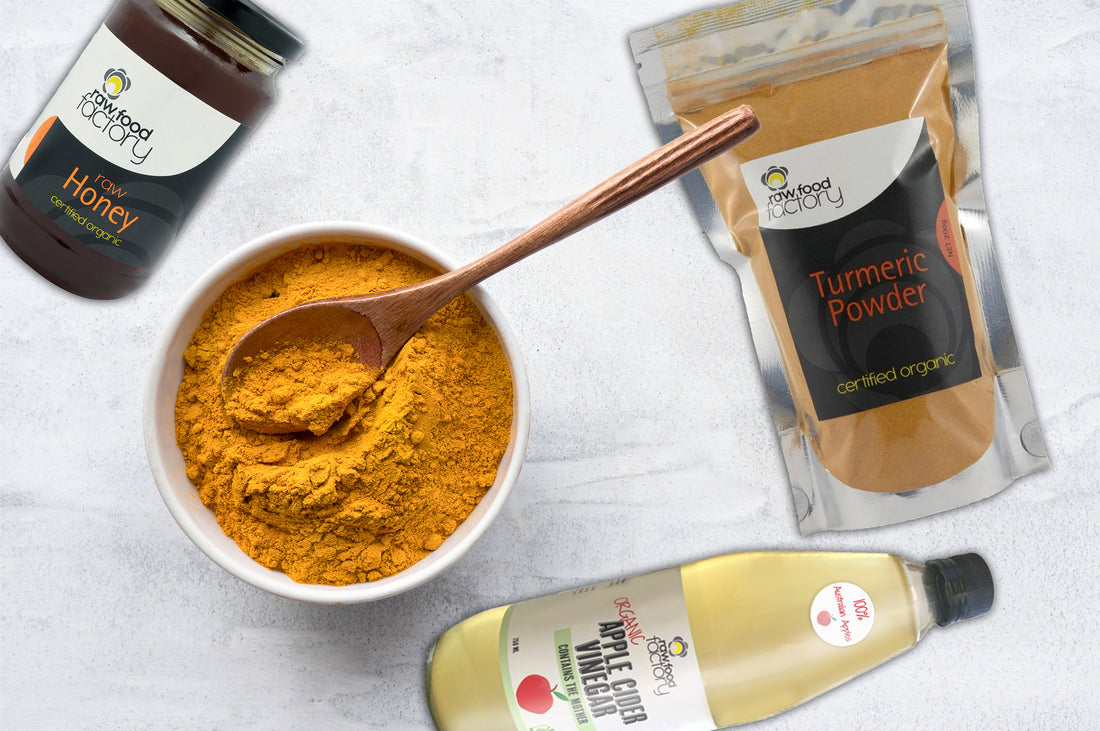 Homemade Turmeric, Apple Cider Vinegar &amp; Honey Facemask for Glowing Skin.
